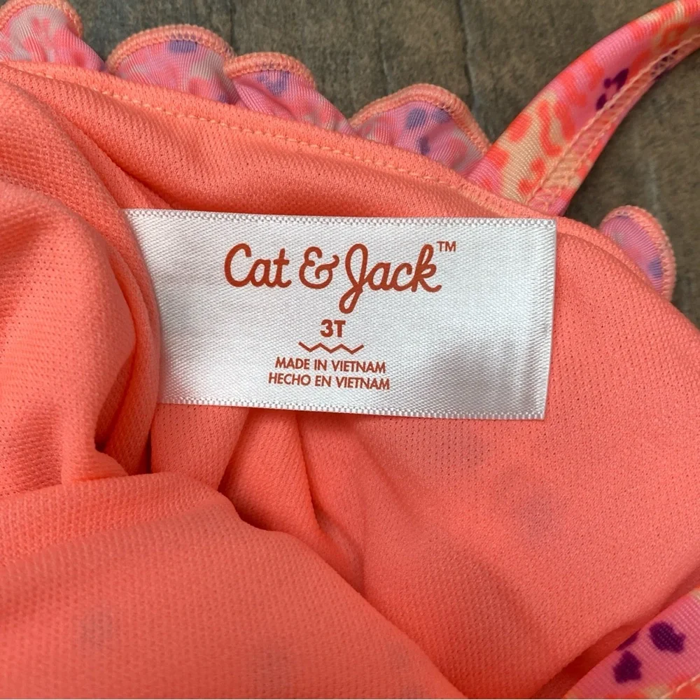 Cat & Jack Animal Print One-Piece Swimsuit - Size 3T